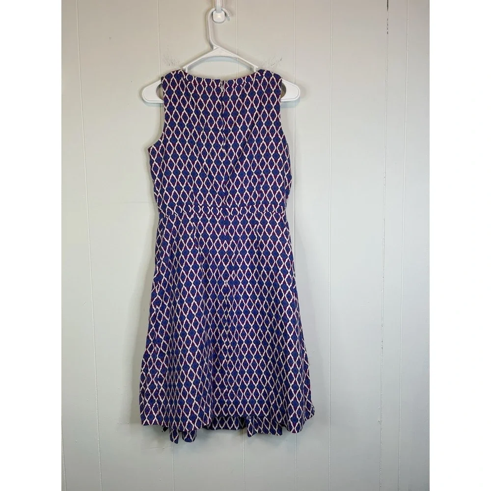 Tory Burch Lined Amalia Linen Knee Length Dress Size 2 Designer 354